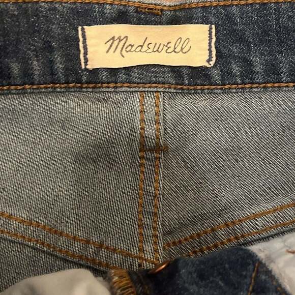 Madewell The Perfect Vintage Crop Jean Women's Size 26 Blue Buttons Fly GUC - Picture 2 of 8